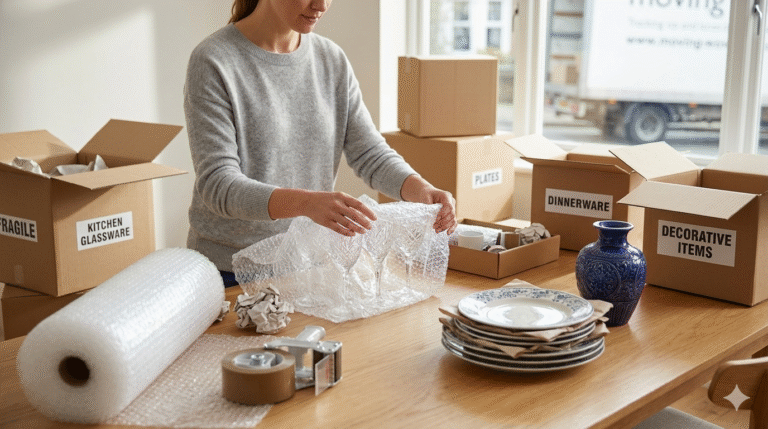 Tips to Pack Fragile Items for Moving