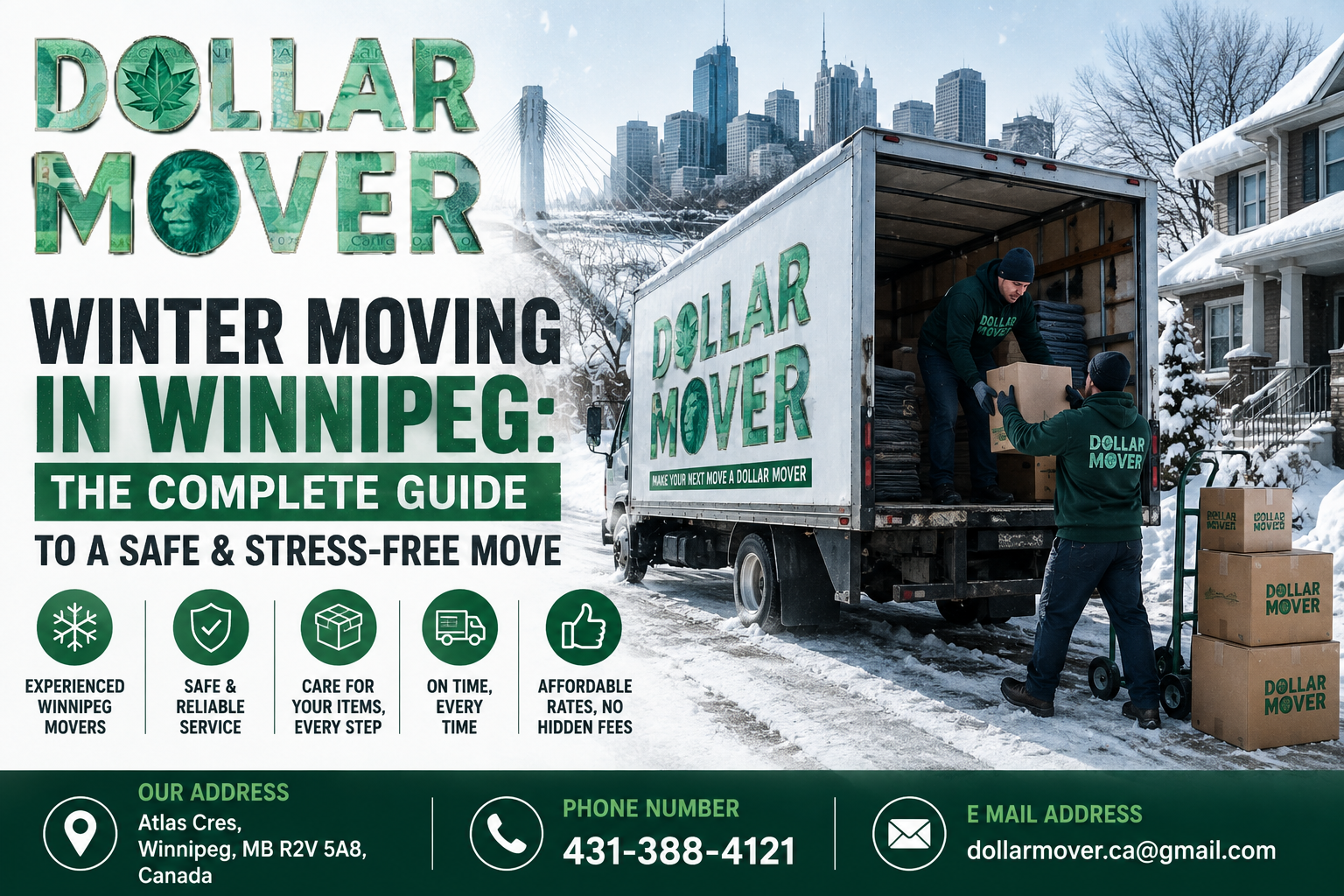 Winter Moving in Winnipeg | Dollar Mover