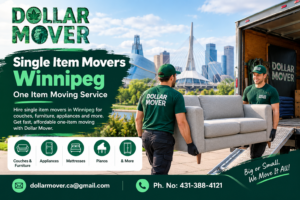 Single Item Movers Winnipeg | One Item Moving Service | Dollar Mover